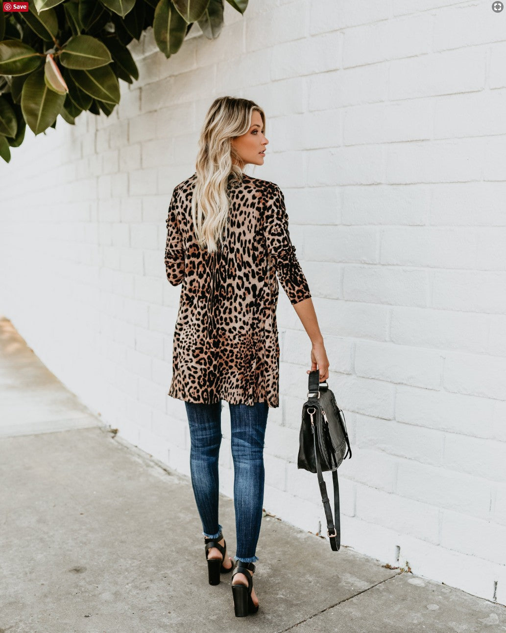 CBK: Faye Animal Print Cardigan (additional color)