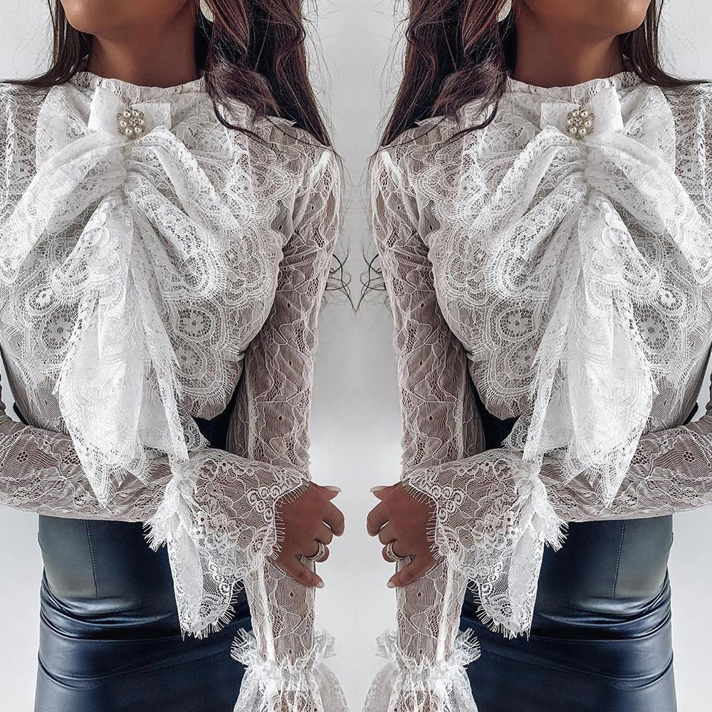 CBK: IRIS Long Sleeve Lace Top (additional color)