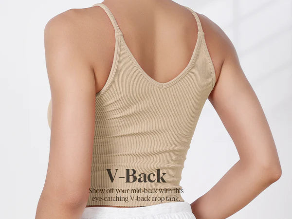 AMAZON: 3-Pack V-Neck Seamless Crop Tank