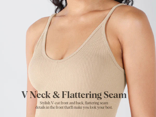 AMAZON: 3-Pack V-Neck Seamless Crop Tank