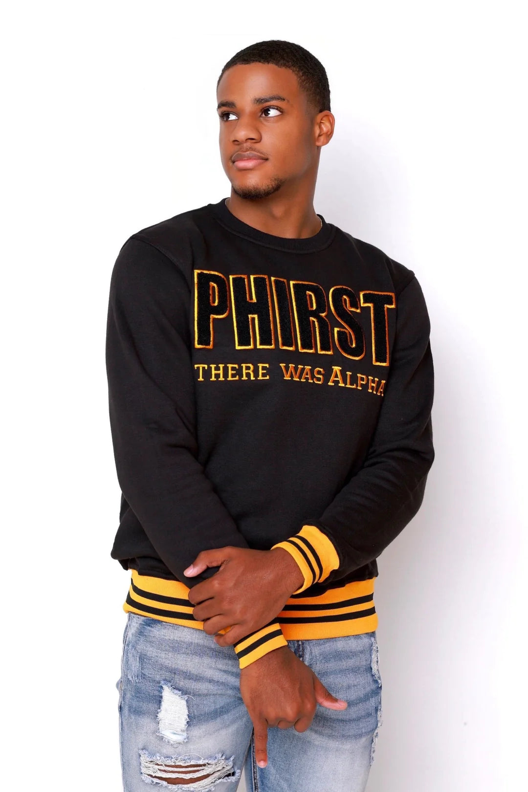 My Greek Boutique: PHIRST Alpha Chenille Sweatshirt