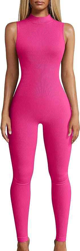 AMAZON: Ribbed Bodycon Yoga Jumpsuit