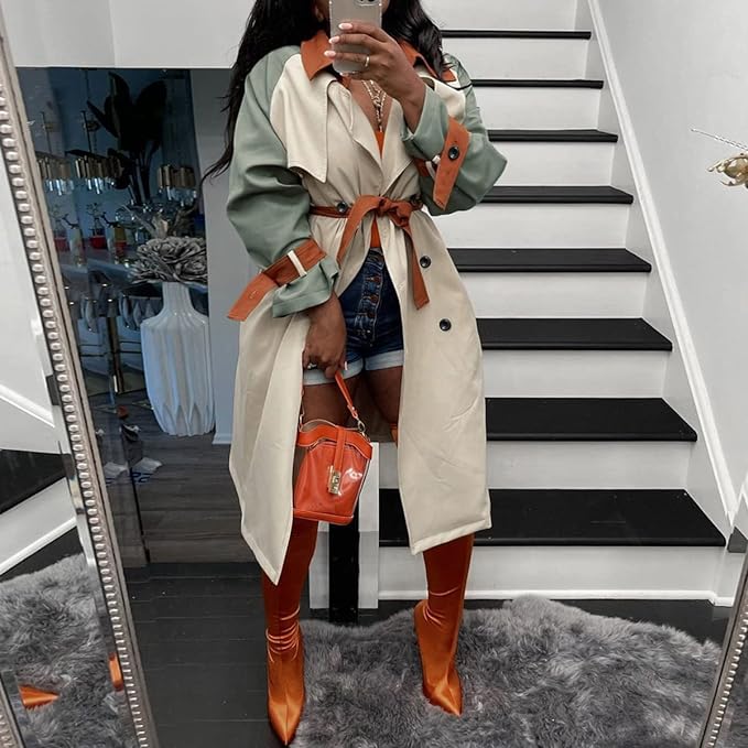 CBK: Tricolor Trench Coat