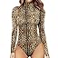 AMAZON: Women's Mock Neck Long Sleeve Bodysuit (more colors)