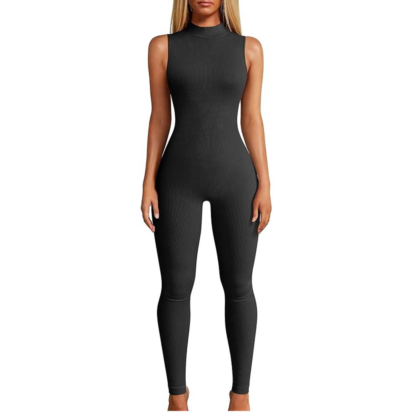 AMAZON: Ribbed Bodycon Yoga Jumpsuit