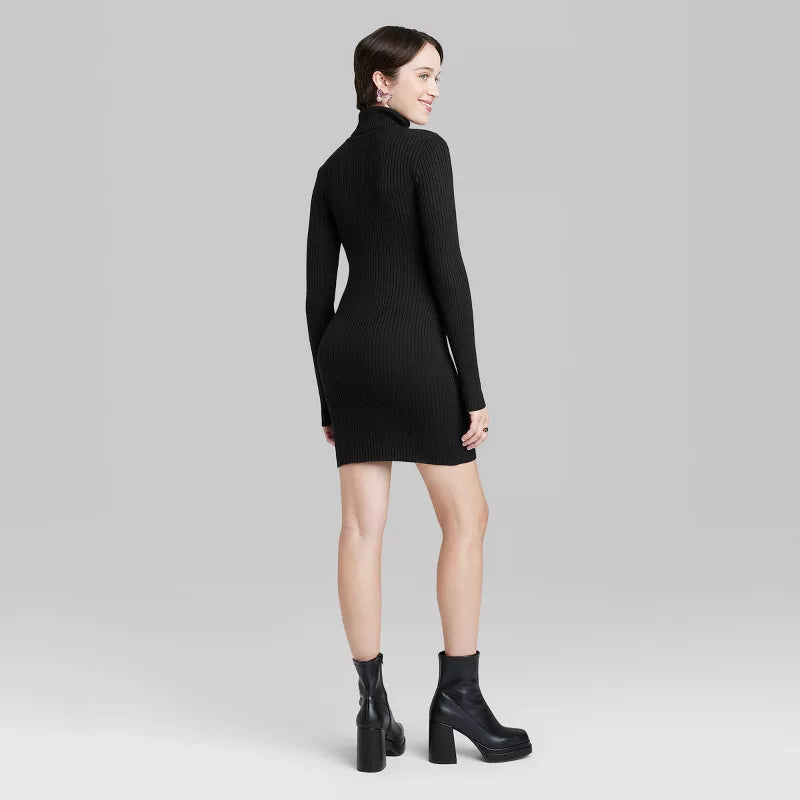 TARGET: Women's Long Sleeve Bodycon Mini Sweater Dress - Wild Fable™ (more colors)