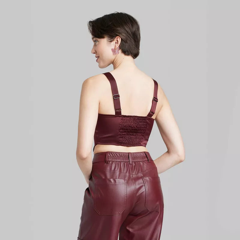 TARGET: Women's Satin Corset Tank Top - Wild Fable™