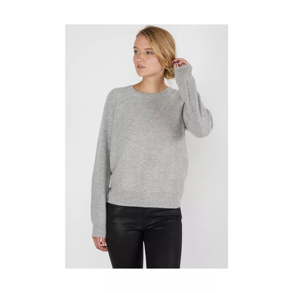 TARGET: JENNIE LIU Women's 100% Pure Cashmere Extra Cozy Thermal Raglan Crew Neck Sweater (more colors)