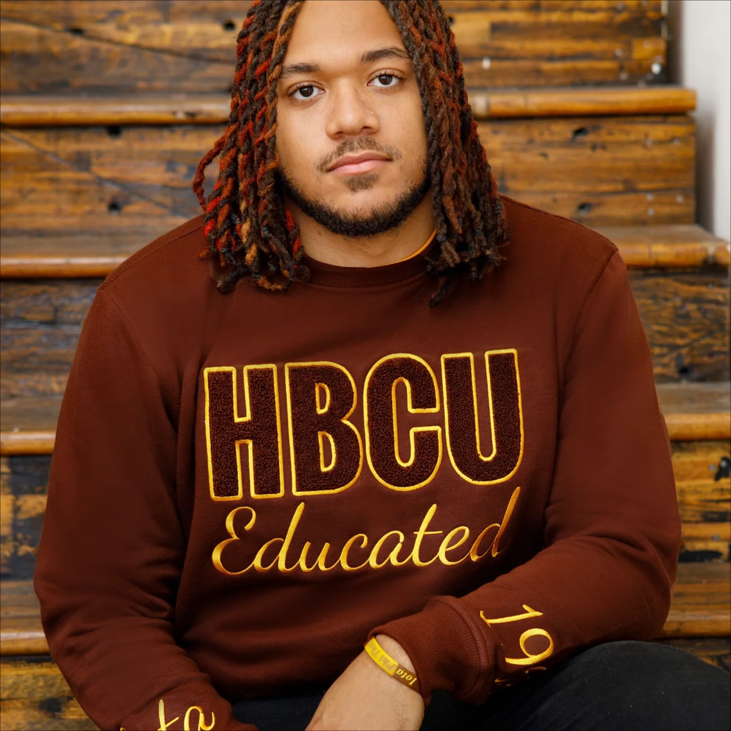 My Greek Boutique: HBCU Iota Educated Chenille Sweatshirt