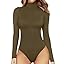AMAZON: Women's Mock Neck Long Sleeve Bodysuit (more colors)