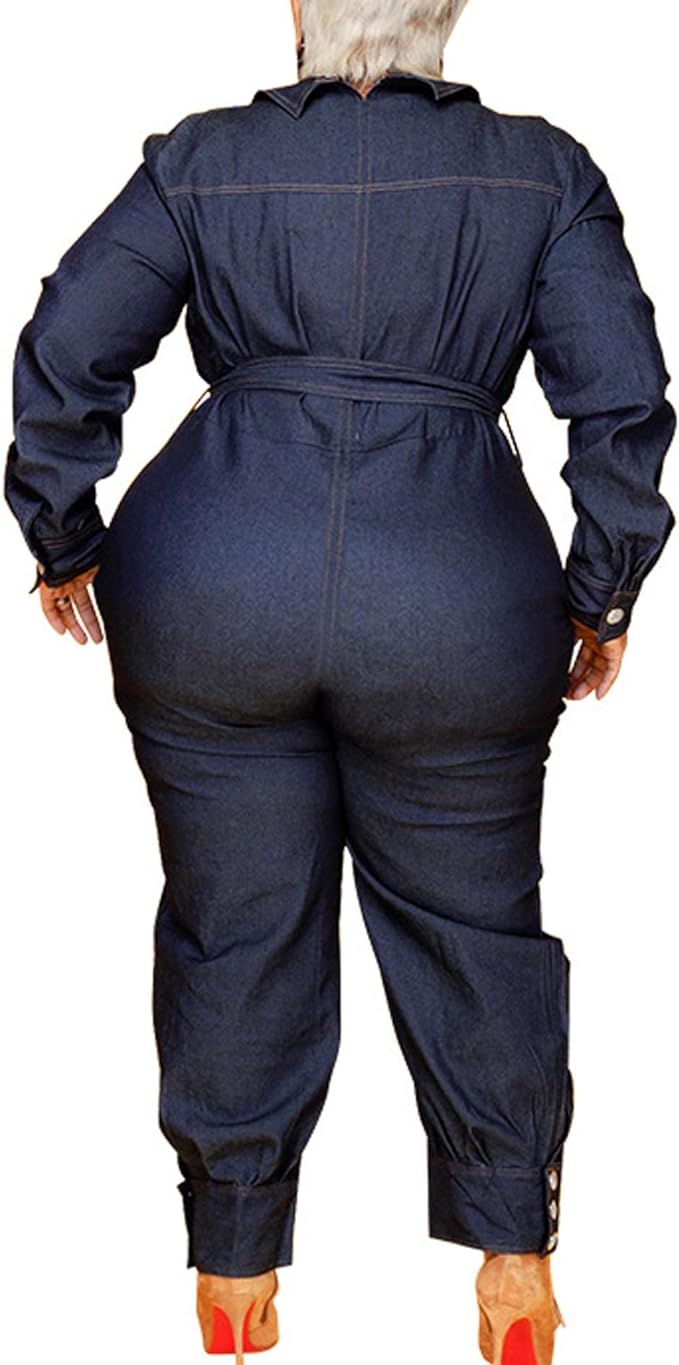 CBK: LAZADA Full Figure Denim Jumpsuit