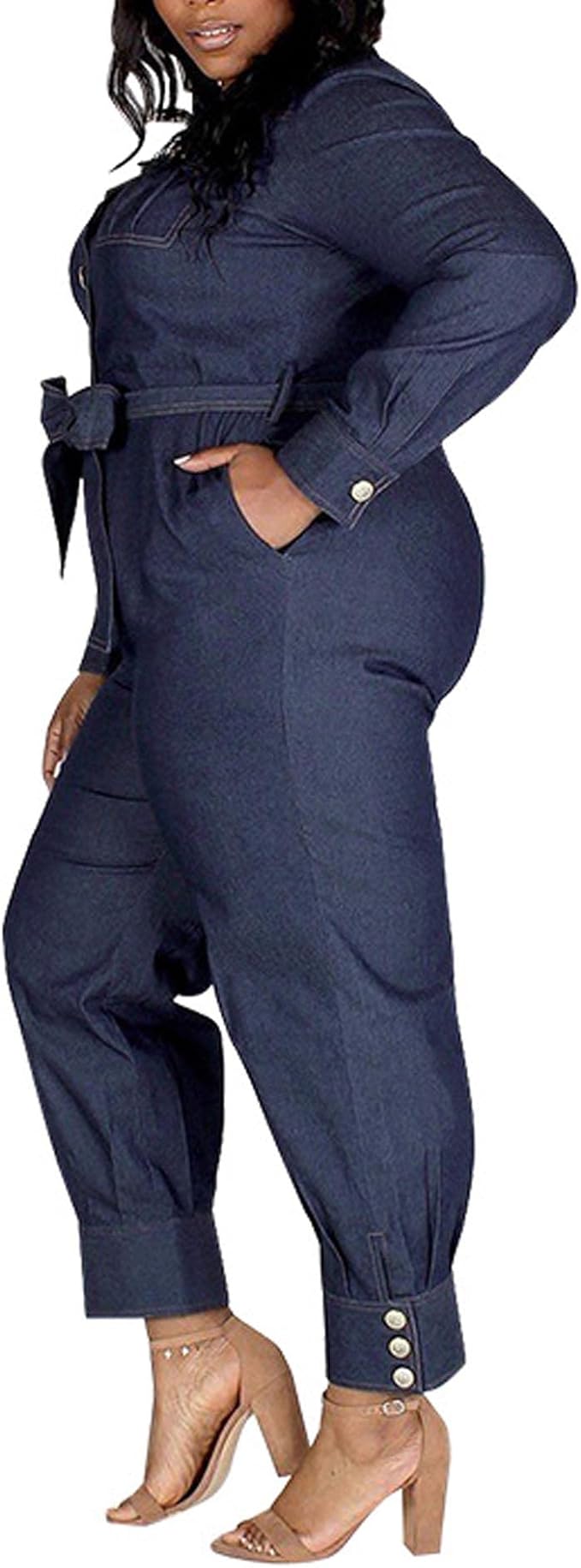 CBK: LAZADA Full Figure Denim Jumpsuit