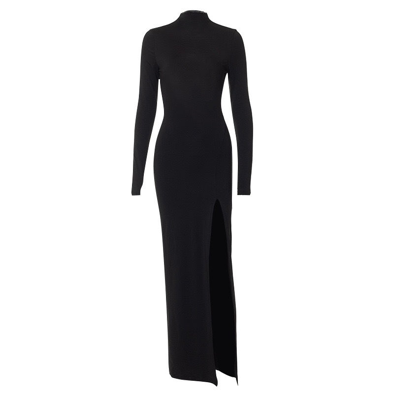 CBK: LAUREN Backless Split Thigh Bodycon Dress