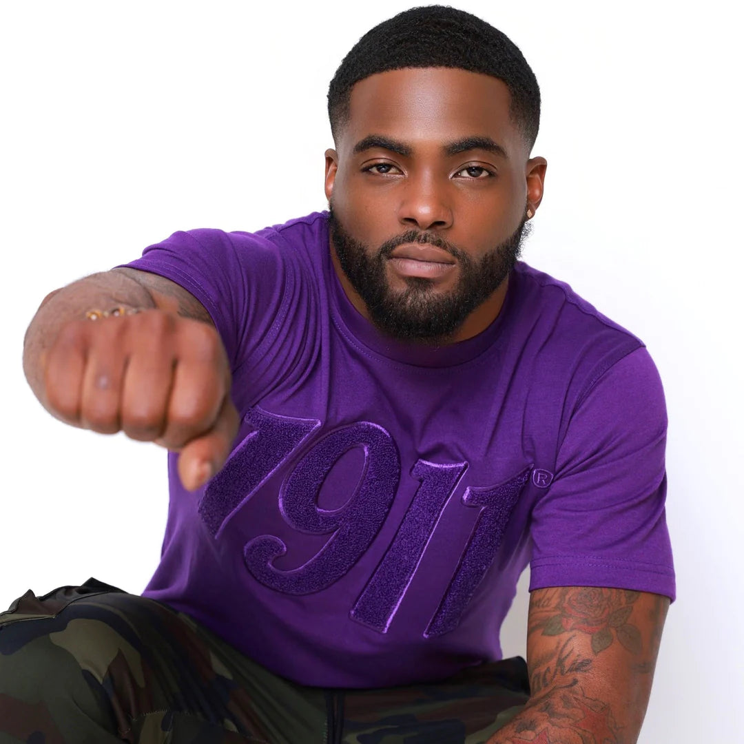 My Greek Boutique: Solid Purple 1911 Chenille Tee