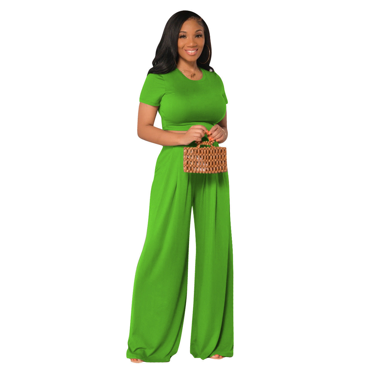 CBK: AERIE 2 PC Loungewear Pants & Crop Top Set