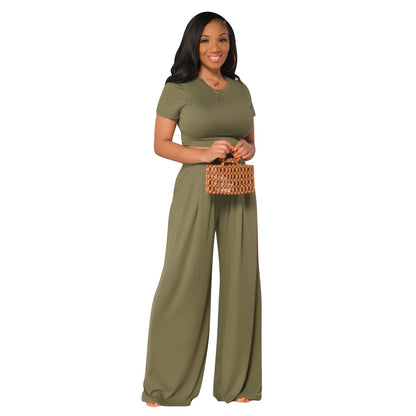 CBK: AERIE 2 PC Loungewear Pants & Crop Top Set