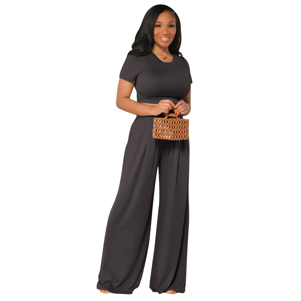 CBK: AERIE 2 PC Loungewear Pants & Crop Top Set