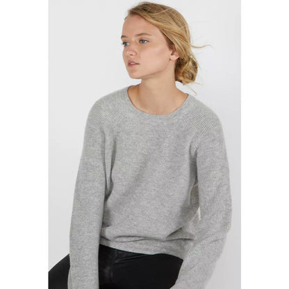 TARGET: JENNIE LIU Women's 100% Pure Cashmere Extra Cozy Thermal Raglan Crew Neck Sweater (more colors)