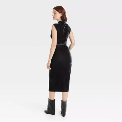 TARGET: Women's Velour Side Ruched Drapery Bodycon Dress - A New Day Curated by Katt TARGET: Women's Velour Side Ruched Drapery Bodycon Dress - A New Day Curated by Katt