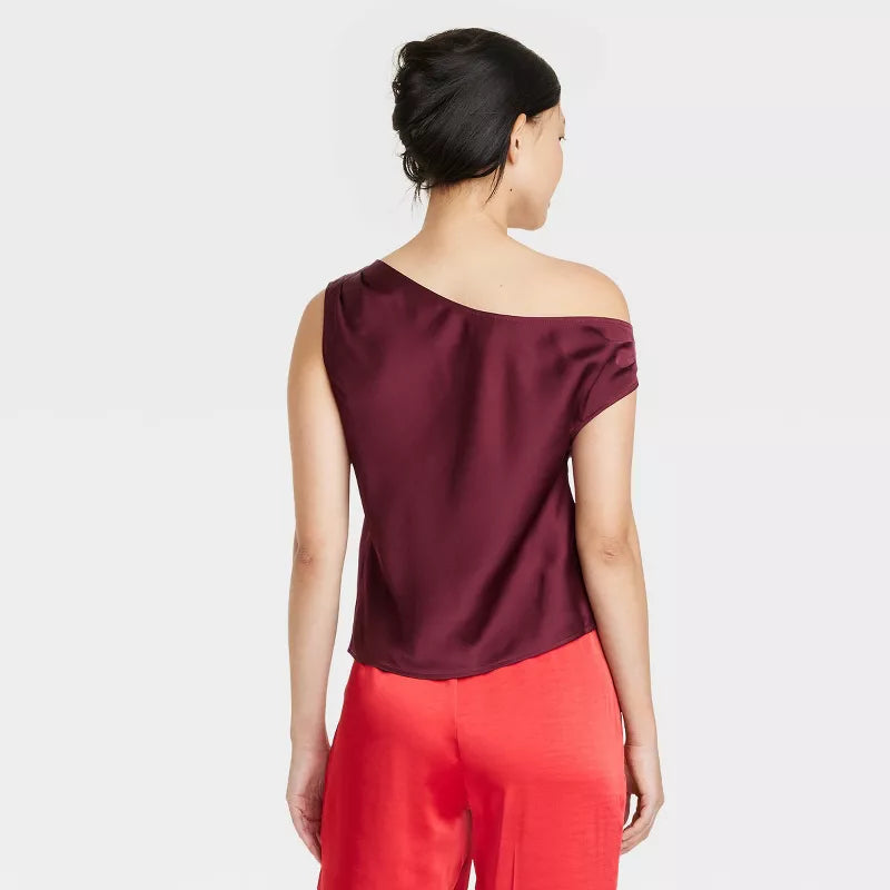 TARGET: Women's Draped One Shoulder Tank Top - A New Day™