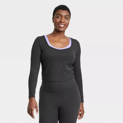 TARGET: Women's Everyday Soft Long Sleeve Top - All in Motion™