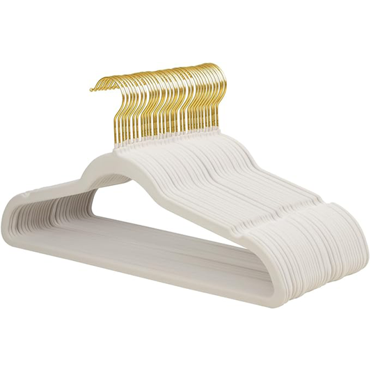 AMAZON: White No Slip Velvet Hangers