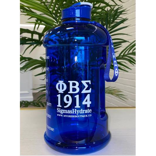 My Greek Boutique: ΦΒΣ 1914 Motivational Water Bottle