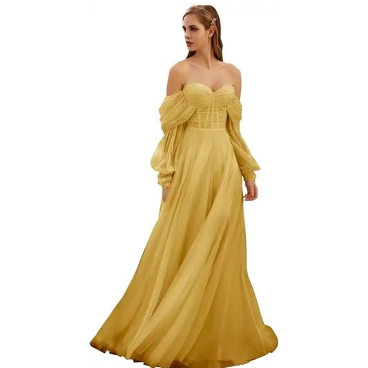 AMAZON: OTS Formal Sweetheart Gown with Slit